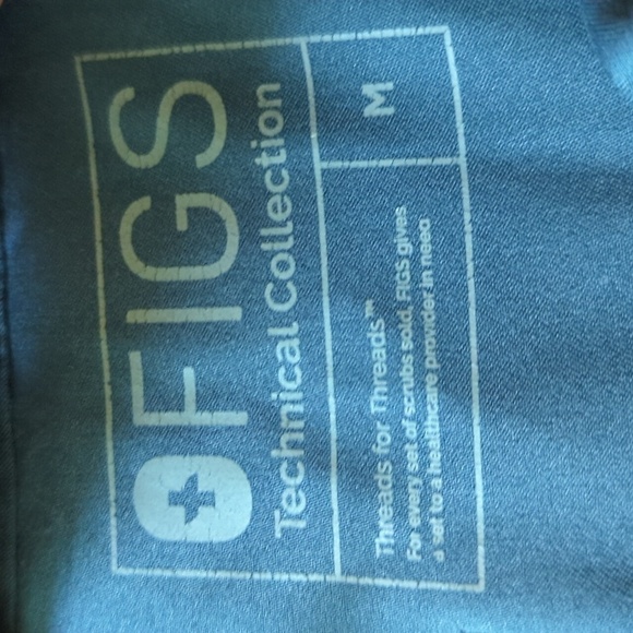 Figs Men's Pants Figs Pisco Basic Scrub Pants Medium Style FM4500 Blue - Picture 2 of 10